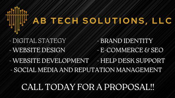 Call AB Tech Solutions for a free consultation.