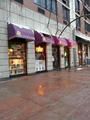 The store front on a snowy 20" dropped day January 27th, 2015