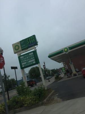 BP Gas Station Of Milford -- 61 Main Street / Route 16, Milford                   Sign