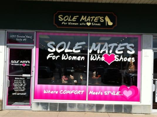 This is a picture of Sole Mates That just opened in Northbrook.