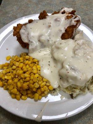 Chicken fried chicken