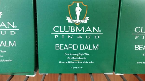 We now carry the new Clubman beard products