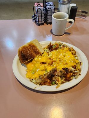 Breakfast Garbage Plate