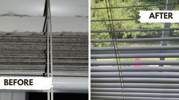 These blinds needed some TLC