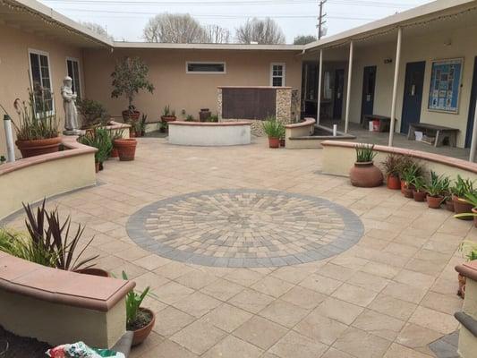 St. Gregory Catholic Church, Long Beach. Courtyard remodel.