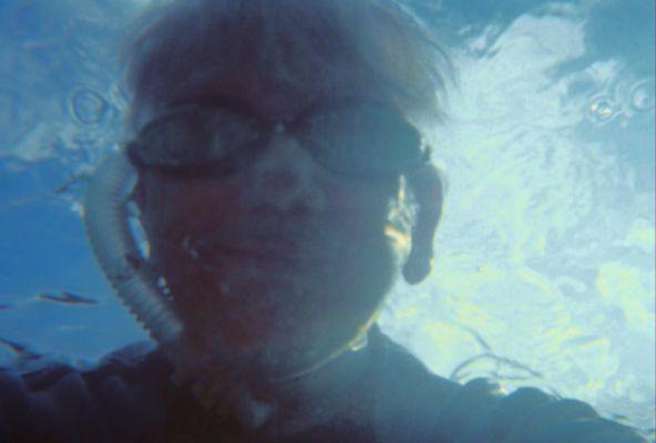 Selfie-Snorkeling in Galapagos Is.