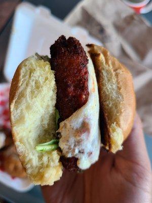 chicken parm slider