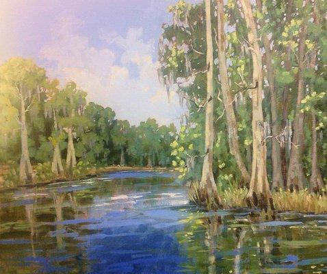 Santa Fe River Original Painting