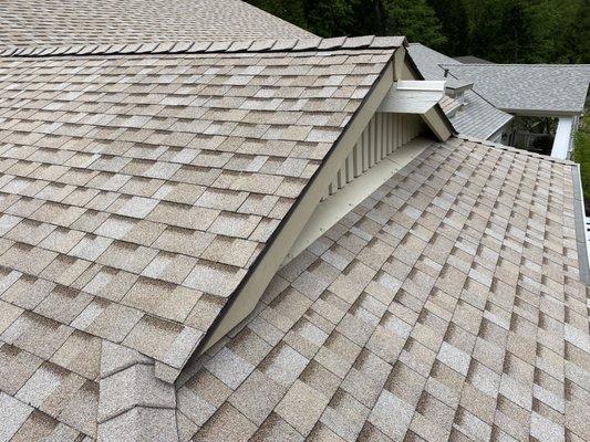 Owens Corning Cool Roof Singles with Ridge Vent