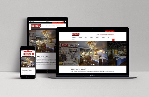 Website design for Keidel Supply