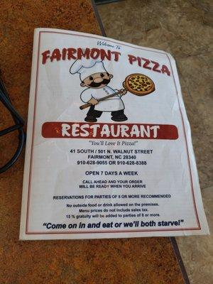 This place is called Fairmont Pizza