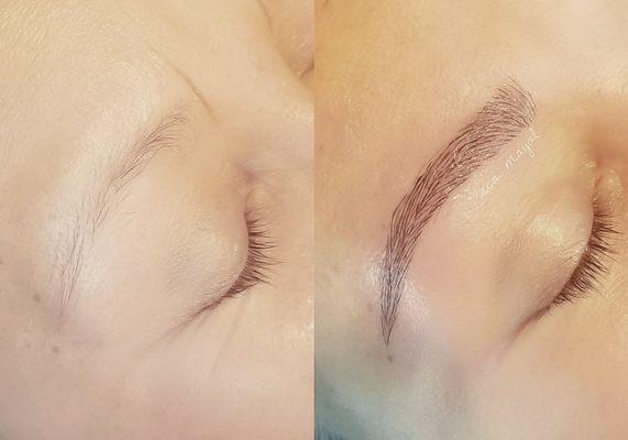 Natural microblading