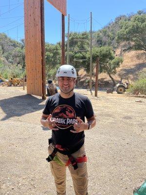 Zip lining