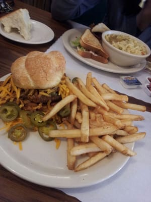 My delicious Chili burger.