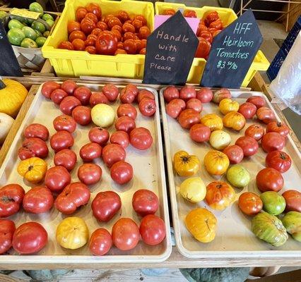 Heirloom tomatoes