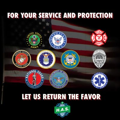 Military & First Responder Discounts