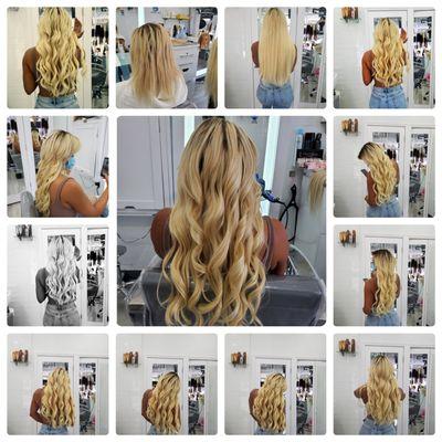 Hand-Tied Hair Extensions