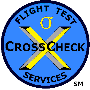 CrossCheck Flight Test Services Logo and Service Mark