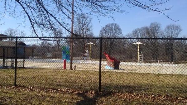 Swimming pool and splash park