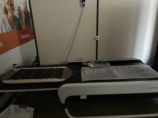 Thermal massage bed