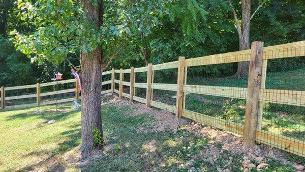 Fence work in Clarksville,TN