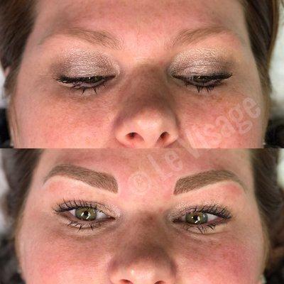 Christina's work: microblading, eyebrow micro-pigmentation, eyebrow embroidery, microstroking, 3D brows, semi-permanent makeup