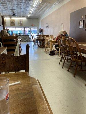 Dining area. Two large tables that seat 8 too.