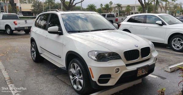 BMW X5 full paint correction treatment