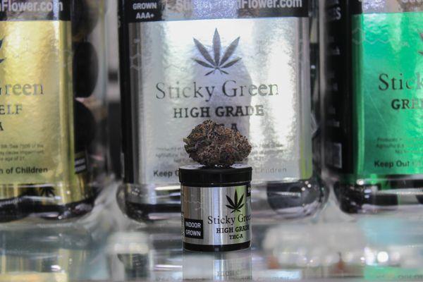 Sticky Green THC-A Flower in 1gram containers & Open Flower Available.