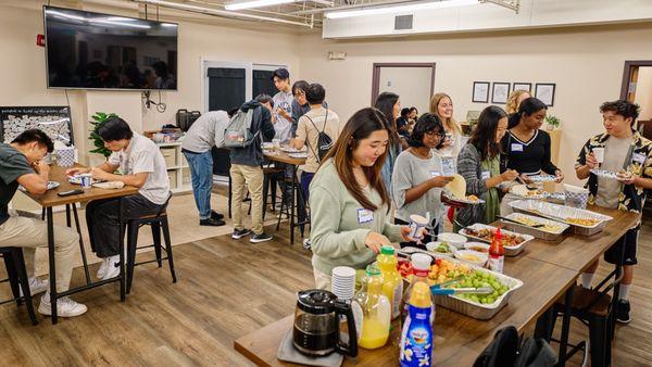 Sunday Breakfast in our Fellowship Hall