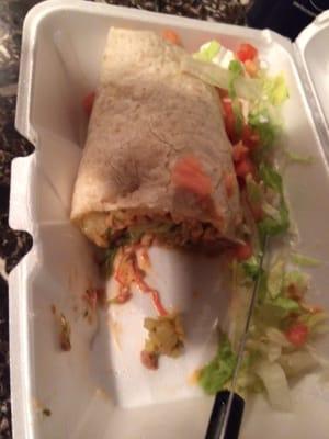 Veggie burrito