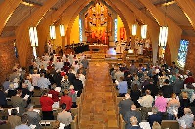 Magnolia Lutheran Church has a beautiful sanctuary where all are welcome.