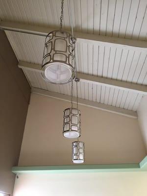 Another great hanging lights project for a wonderful customer.