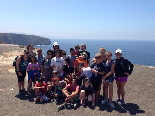 Group photo during our summer travel camp. A field trip every day during this awesome camp!