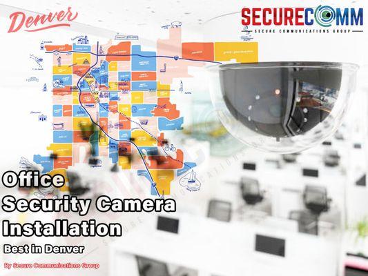 Reliable and professional commercial security camera installation company in Denver.