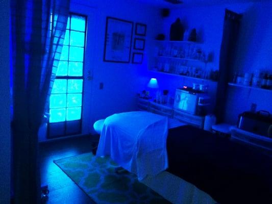 Bluelight Therapy during Treatment