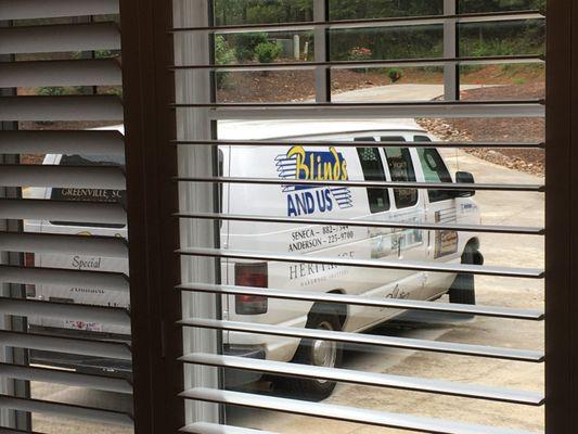 NewStyle® Shutters featuring our service truck!