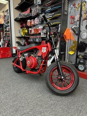 Mini bikes and parts