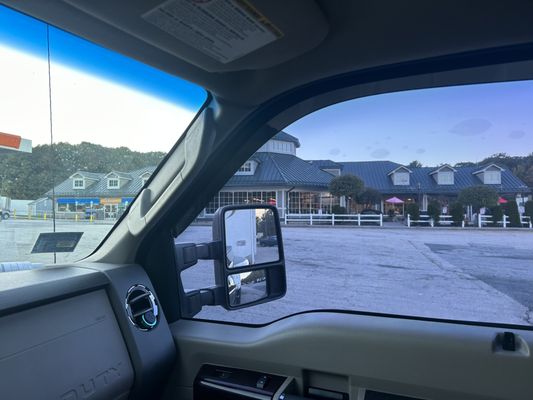 Restaurant inside rest area on I90 mass turnpike