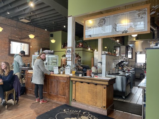 Coffee shop attached to brewery