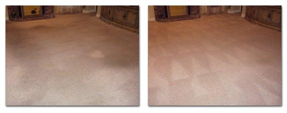 Carpet Cleaning - Before and After