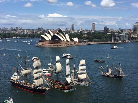 Australia Day in Sydney Harbor