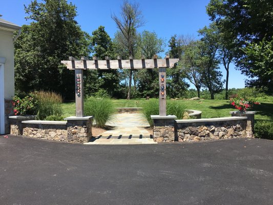 East Patio with Arbor