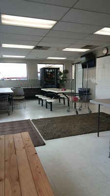 Clean waiting area