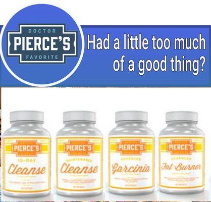 Dr. Pierce's Favorite OTC supplements available.