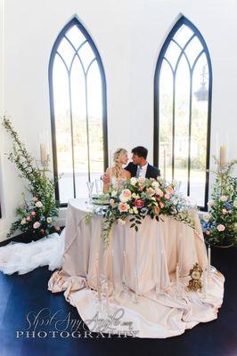 Florals and table by Events22, Photography by ShootAnyAngle Photography