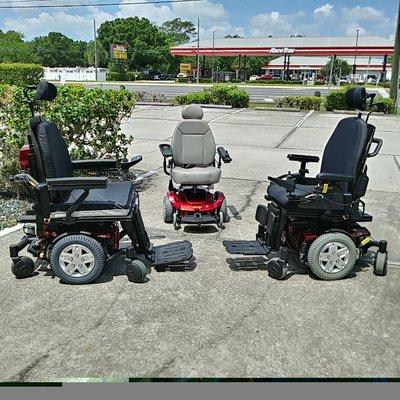 Examples of wheelchairs we offer for sale.