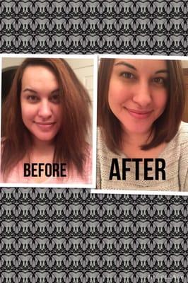 Paige helped my dry damaged hair look healthy again!