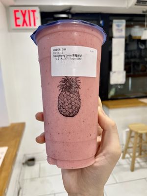 Strawberry Latte - more like strawberry milk slushy