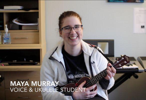 Maya Murray Voice & Ukulele Student